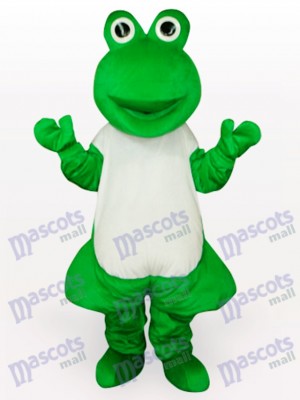 Grüner Frosch Maskottchen lustiges Kostüm