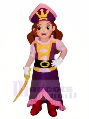 Pirat Prinzessin Maskottchen Kostüme Menschen