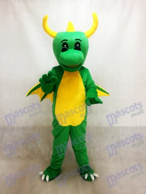 Grüner Dinosaurier Maskottchen Kostüm Drache