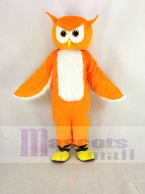 Orange Ollie Eule Maskottchen Kostüm Schule