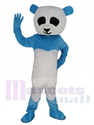 Blauer und weißer Panda Maskottchen Kostüm Tier