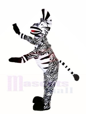 Glückliches leichtes Zebra Maskottchen Kostüme Kostenloser Versand