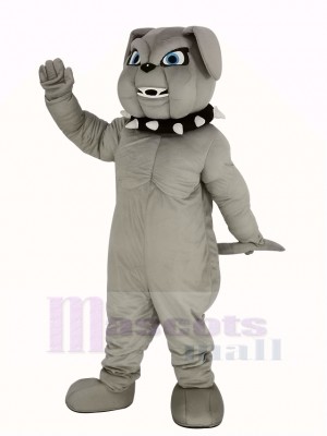 Grau Bulldogge Maskottchen Kostüm
