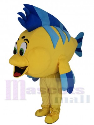Gelber Clownfisch Maskottchen-Kostüm Karikatur
