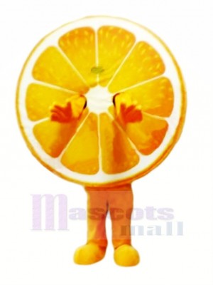 Saftig Orange Maskottchen Kostüm Karikatur