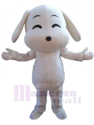 Dulux weißer Hund Maskottchen Kostüm Tier