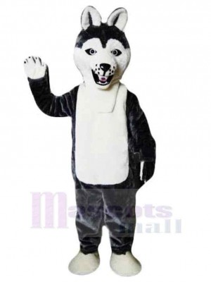 Böser schwarzer Wolf Maskottchen Kostüm für Erwachsene