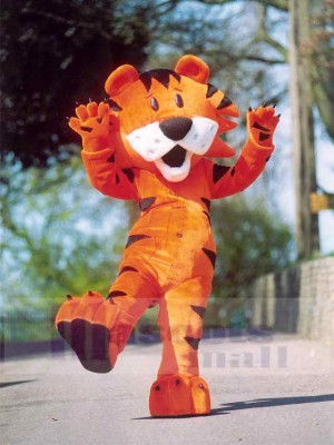 Schöner oranger Tiger Maskottchen Kostüm Tier