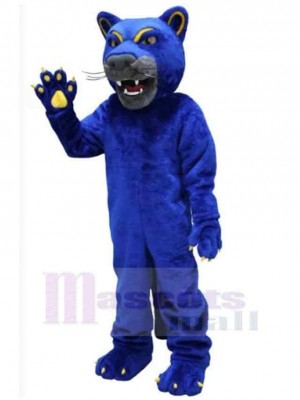 Königsblauer Panther Maskottchen-Kostüm Tier
