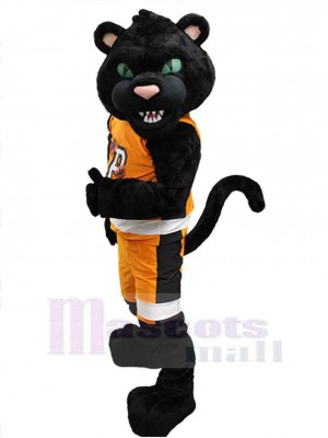 Schwarzer Panther der High School Maskottchen-Kostüm Tier