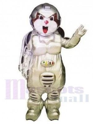 Astronaut Bär maskottchen kostüm