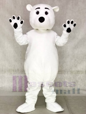 Weiß Polar Bär Maskottchen Kostüme Tier