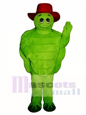 Tommy Turtle Schildkröte mit Hut Maskottchen Kostüm Tier