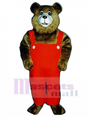 Neu Tommy Teddybär mit Overalls Maskottchen Kostüm Tier 