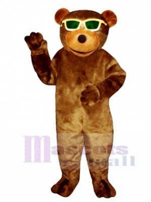 Neuer Bär mit Sonnenbrille Maskottchen Kostüm Tier