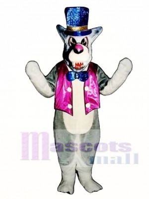 Niedlicher Wolf A-Mania mit Weste Maskottchen Kostüm Tier