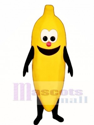 Glückliches Bananen Maskottchen Kostüm Frucht 
