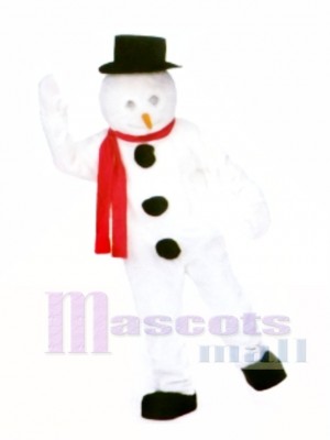 Schneemann Maskottchen Kostüm Weihnachten Xmas