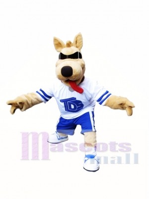 Bart Hund Maskottchen Kostüm Hund mit SunGlasses Maskottchen Kostüme Tier Cartoon