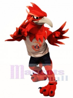 Rote Phoenix Maskottchen Kostüme