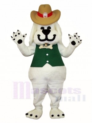Weißer Hund Maskottchen Kostüme Tier