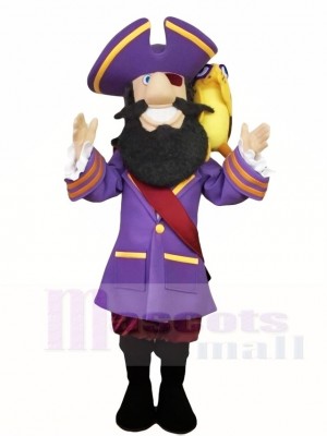 Pirat Kapitän Maskottchen Kostüme Menschen