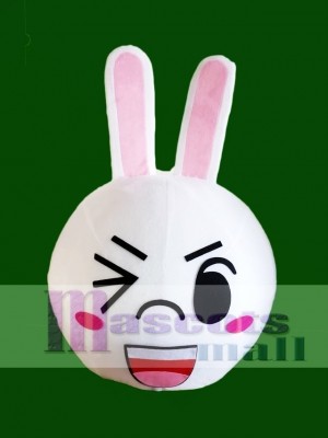 Wink Eye Cony Kaninchen Bunny Maskottchen HEAD ONLY Linie Stadt Freunde