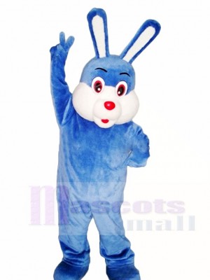 Blau Ostern Hase Maskottchen Kostüme Tier