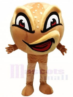 Hässlich wütend Gesicht Brot Maskottchen Kostüme Lebensmittel Snack