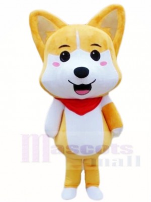 Bräunen Heiser Shiba Inu Glücklicher Hund Akita Maskottchen Kostüme Tier