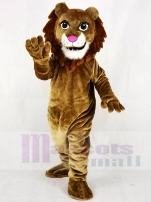 Realistisch Freundlich Löwe Maskottchen Kostüm Tier