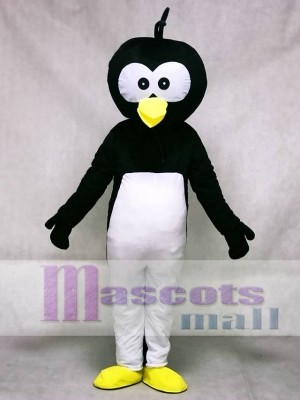 Schwarz Kopf Pinguin Maskottchen Kostüm Tier