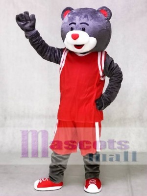Clutch das Bär Maskottchen Kostüm Houston Rockets Grey Bear Maskottchen