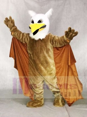 Heißer Verkauf realistische neue Griffin Maskottchen Kostüm mit gelben Flügeln