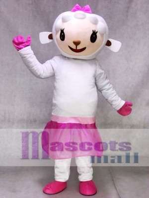 Rosa Kleid Schaf Lambie von Dr. Doc Mcstuffins Maskottchen Kostüm Tier