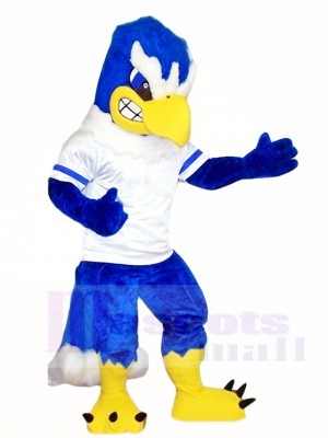 königlich Blau Falcon Eagle Maskottchen Kostüme Vogel Tier 