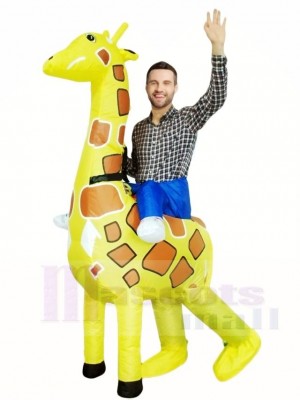 Giraffe Mach mich weiter Weihnachten Aufblasbar Halloween Kostüme für Erwachsene