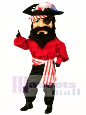 Pirat Maskottchen Kostüm Menschen