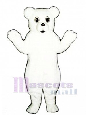 Snow Bear Cub Maskottchen Kostüm Tier