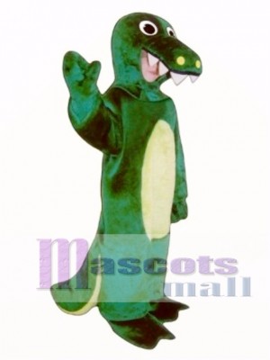 Nettes Alligator Maskottchen Kostüm Erwachsene