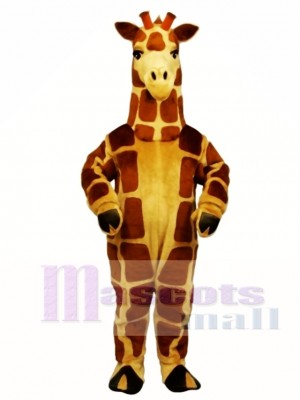 Nette realistische Giraffe Maskottchen Kostüm