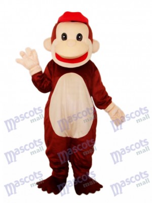 Glückliches Affe Maskottchen erwachsenes Kostüm Tier