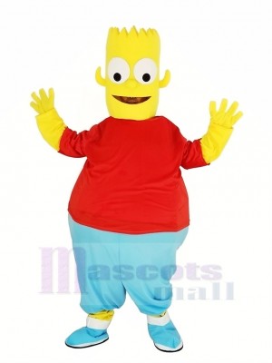 Bart Simpson Sohn Maskottchen Kostüme Karikatur