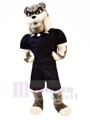 Stark Bulldogge mit Passen Maskottchen Kostüme Erwachsene