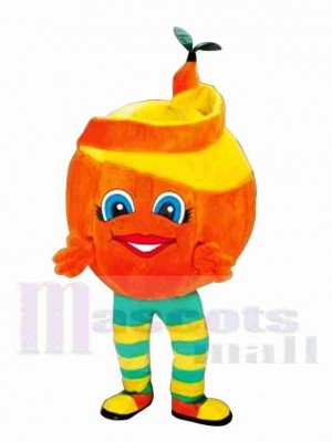 Orange Obst Maskottchen Kostüm