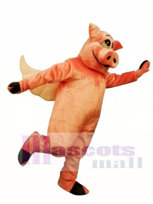 Fliegend Schwein Schwein Ferkel Maskottchen Kostüm Tier