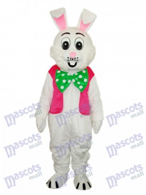 Ostern Rosa Weste Kaninchen Maskottchen Erwachsene Kostüm Tier