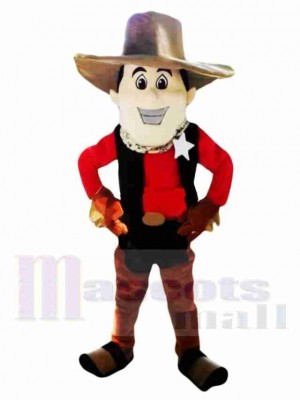 Hochschule Cowboy Maskottchen Kostüm