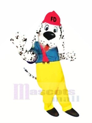 Hund mit rot Hut Maskottchen Kostüme Karikatur