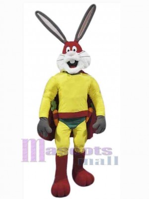 Super rotes Kaninchen Maskottchen-Kostüm Tier
